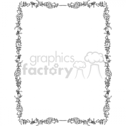 Spaghetti noodles and fork border clipart. Royalty-free clipart # 134028