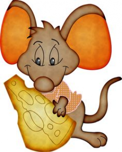 Mouse with Cheese Clipart Cartoon | Mice | Pinterest | Mice, Cartoon ...