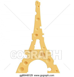 Drawing - French cheese. Clipart Drawing gg66448129 - GoGraph