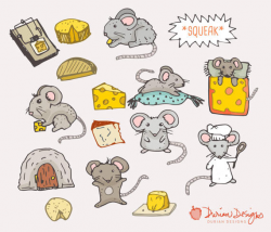 Mice and cheese clipart commercial use, mouse clip art, mousetrap ...