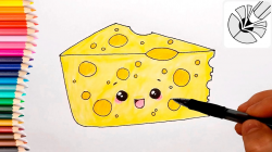 Cheese Drawing at GetDrawings.com | Free for personal use Cheese ...