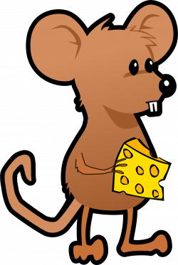 Clipart - Mouse With Cheese
