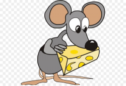Mouse Macaroni and cheese Cartoon Clip art - The mouse was hugging ...