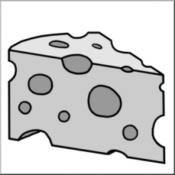 Clip Art: Swiss Cheese Grayscale I abcteach.com | abcteach
