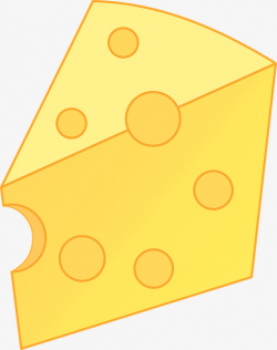 Illustration Of Yellow Cheese, Food, Delicious, Illustration PNG ...