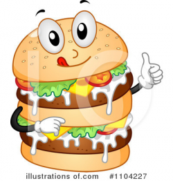 Cheeseburger Clipart #1104227 - Illustration by BNP Design Studio