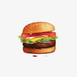Beef Burger, Hamburg Illustration, Vegetables, Seasonal Vegetables ...