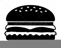 Hamburger Clipart Black And White | Free Images at Clker.com ...