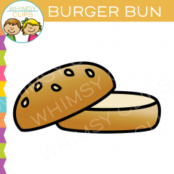 Burger Bun Clip Art , Images & Illustrations | Whimsy Clips