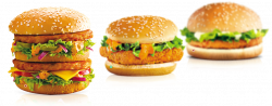 McDonald's Veg Burgers, Chicken Burgers, Egg Burger, Spicy Paneer ...