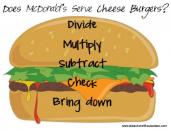 Long Division Anchor Chart: Does McDonald's Serve Cheese ...