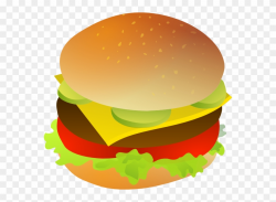 Transparent Background Hamburger Clip Art - Png Download ...
