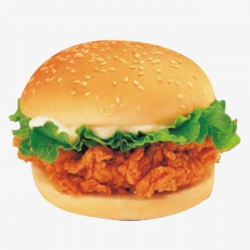 Hamburger, Crispy Chicken Burger, Fast Food PNG Image and Clipart ...