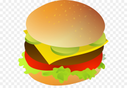Hamburger Cheeseburger Fast food Chicken sandwich Clip art ...
