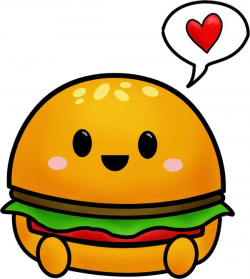 Hamburger cutie | cute | Pinterest | Hamburgers, Drawing ideas and ...