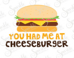 Cheeseburger svg | Etsy