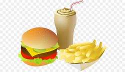 Fizzy Drinks Hamburger French fries Cheeseburger Fast food ...