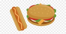 Hamburger Clipart Toastie - Hamburger Hot Dog Clipart - Png ...