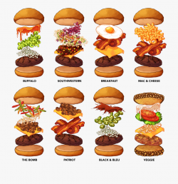 Hamburger Clipart Mini Burger - Specialty Burgers, Cliparts ...