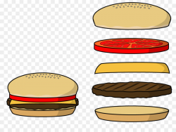 Hamburger Cheeseburger Hot dog Fast food Veggie burger - Hamburger ...