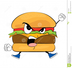 Burger clipart sad - Pencil and in color burger clipart sad