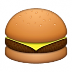 Plain Cheeseburger Clipart