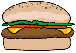Plain Hamburger Clipart