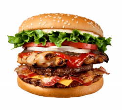 Food Big Burger transparent PNG - StickPNG
