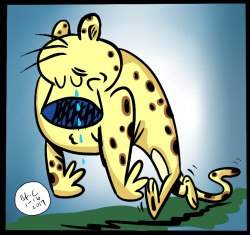 Sad cheetah by spongefox on DeviantArt
