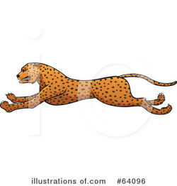 Cheetah Clipart #64096 - Illustration by Paulo Resende
