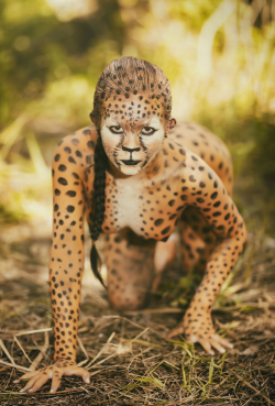 Body Paint Cheetah 2 - null | Inspirational photos - wildlife body ...