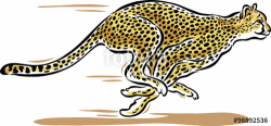 Cheetah Vector Speed Logo