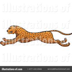 Cheetah Clipart #64096 - Illustration by Paulo Resende