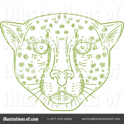 Cheetah Clipart #1442000 - Illustration by patrimonio
