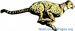 Cheetah clipart | Nice Coloring Pages for Kids