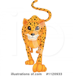Cheetah Clipart #1120933 - Illustration by Graphics RF