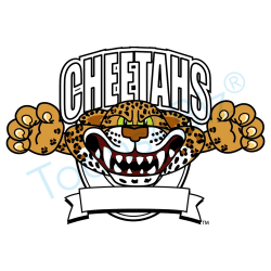 Cheetah Mascot Logo Design Template Clip Art