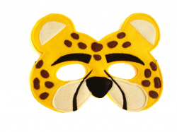 Mask clipart cheetah - Pencil and in color mask clipart cheetah