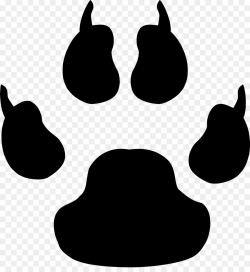 Cat Dog Paw Clip art - finger print png download - 2244*2400 - Free ...