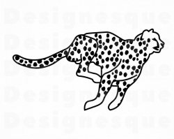 Cheetah #7 SVG, Cheetah SVG, Cheetah Clipart, Cheetah Files for Cricut,  Cheetah Cut Files For Silhouette, Cheetah Dxf, Png, Eps, Vector