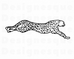 Cheetah #6 SVG, Cheetah SVG, Cheetah Clipart, Cheetah Files for Cricut,  Cheetah Cut Files For Silhouette, Cheetah Dxf, Png, Eps, Vector