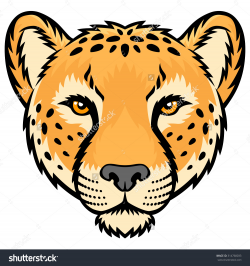 Cheetah Head Clipart