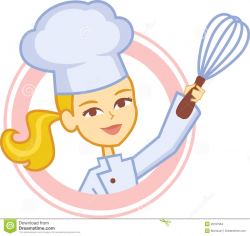 Woman Chef Cartoon Clipart