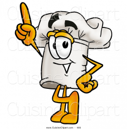 Cuisine Clipart of a Cheerful Chefs Hat Mascot Cartoon Character ...