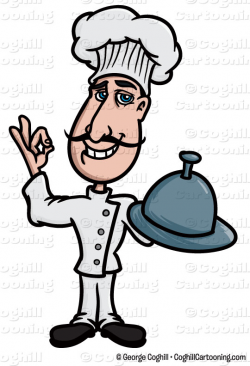Cartoon Chef Clip Art Stock Illustration - Coghill Cartooning