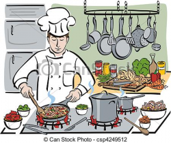 chef cooking clipart 4 | Clipart Station