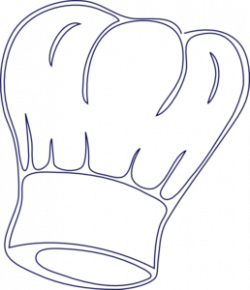 Outlined Chef Hat Clip Art at Clker.com - vector clip art online ...