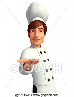Stock Illustration - Young chef. Clipart Drawing gg67515763 - GoGraph