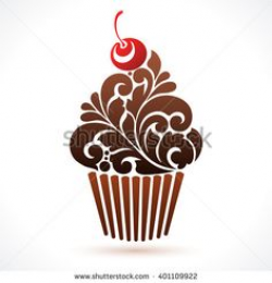 Cupcake Icon Logo #cupcake #bakery #outline #vector #icon #project ...