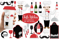 Chef clipart, Kitchen clipart, Wine clipart, Master chef clipart ...